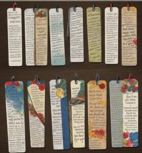 BOOK MARKERS WITH QUOTES