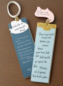  2 Book mark with Quotes 