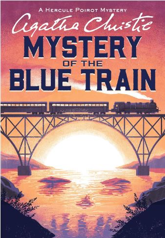 the mystery of the blue train Agatha Christie BOOK COVER